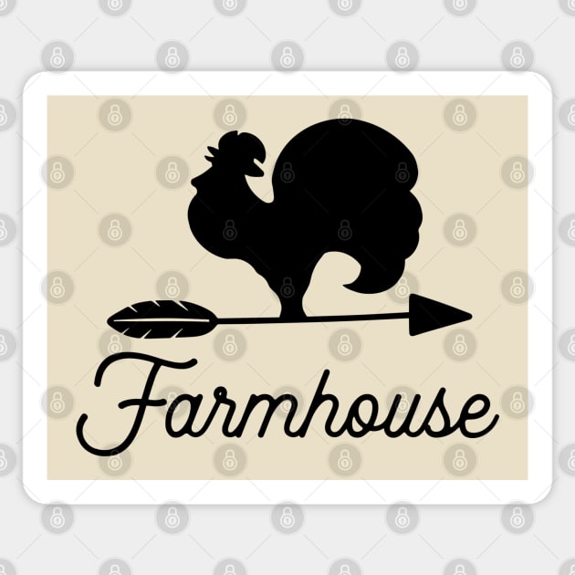 Home Series: Farmhouse Weather Vane Sticker by Jarecrow 